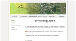 Desktop Screenshot of geoportal.lkspn.de